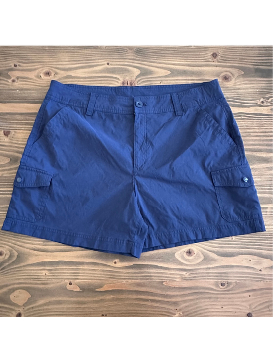 Eddie Bauer Pants - Eddie Bauer Cargo Shorts Womens 16 Blue Hiking Outdoor Stretch